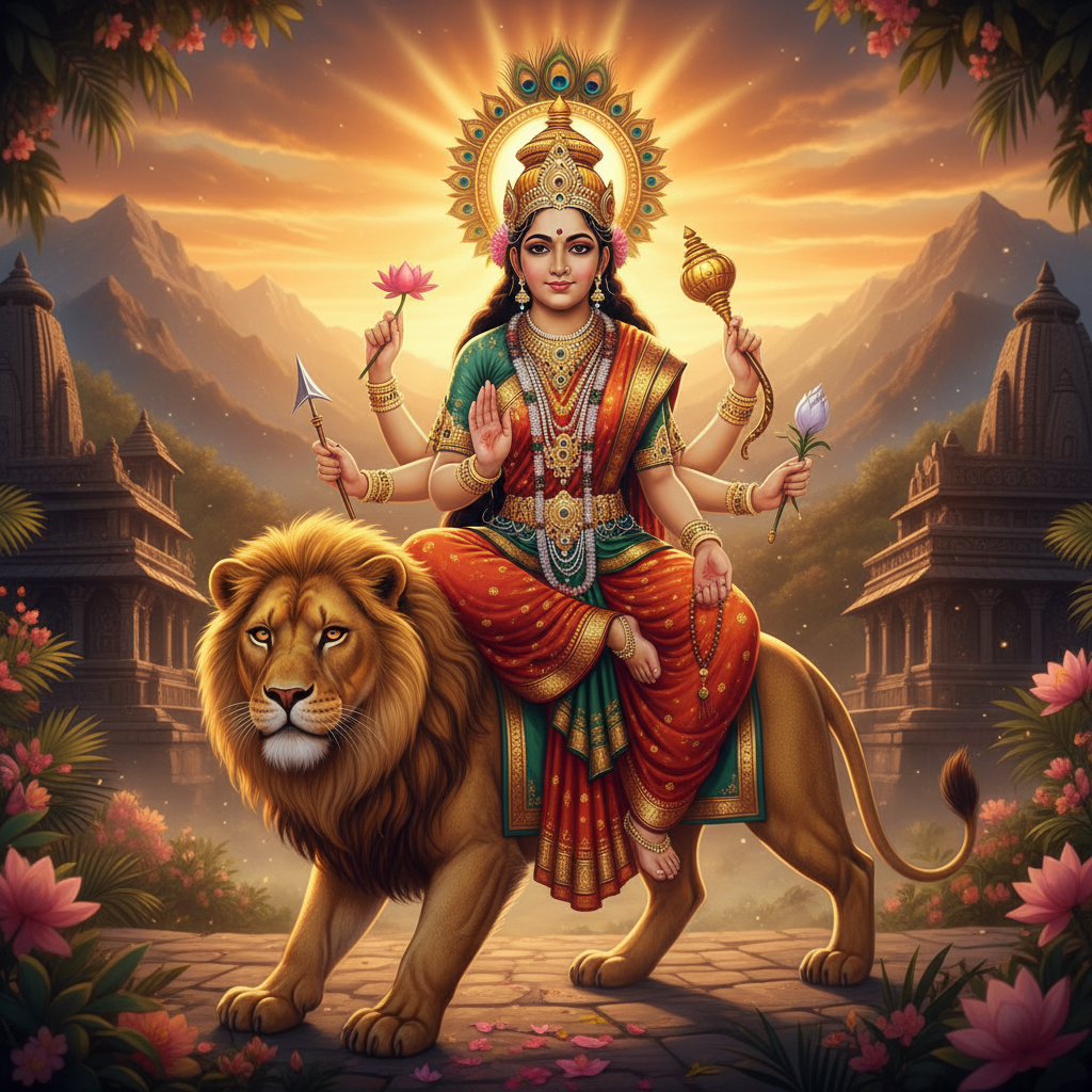 Durga Ashtottara — 108 Names of Goddess Durga for Protection & Victory